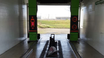 Cleaning car-wash facilities